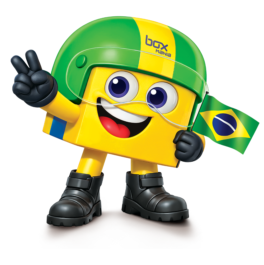 Mascote Oficial Box Mania - Versão Copa