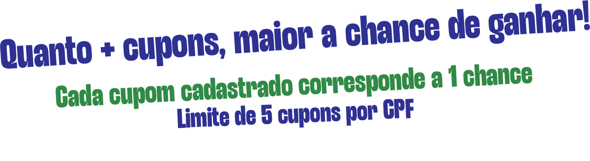 Mecânica de Cupons da Promoção